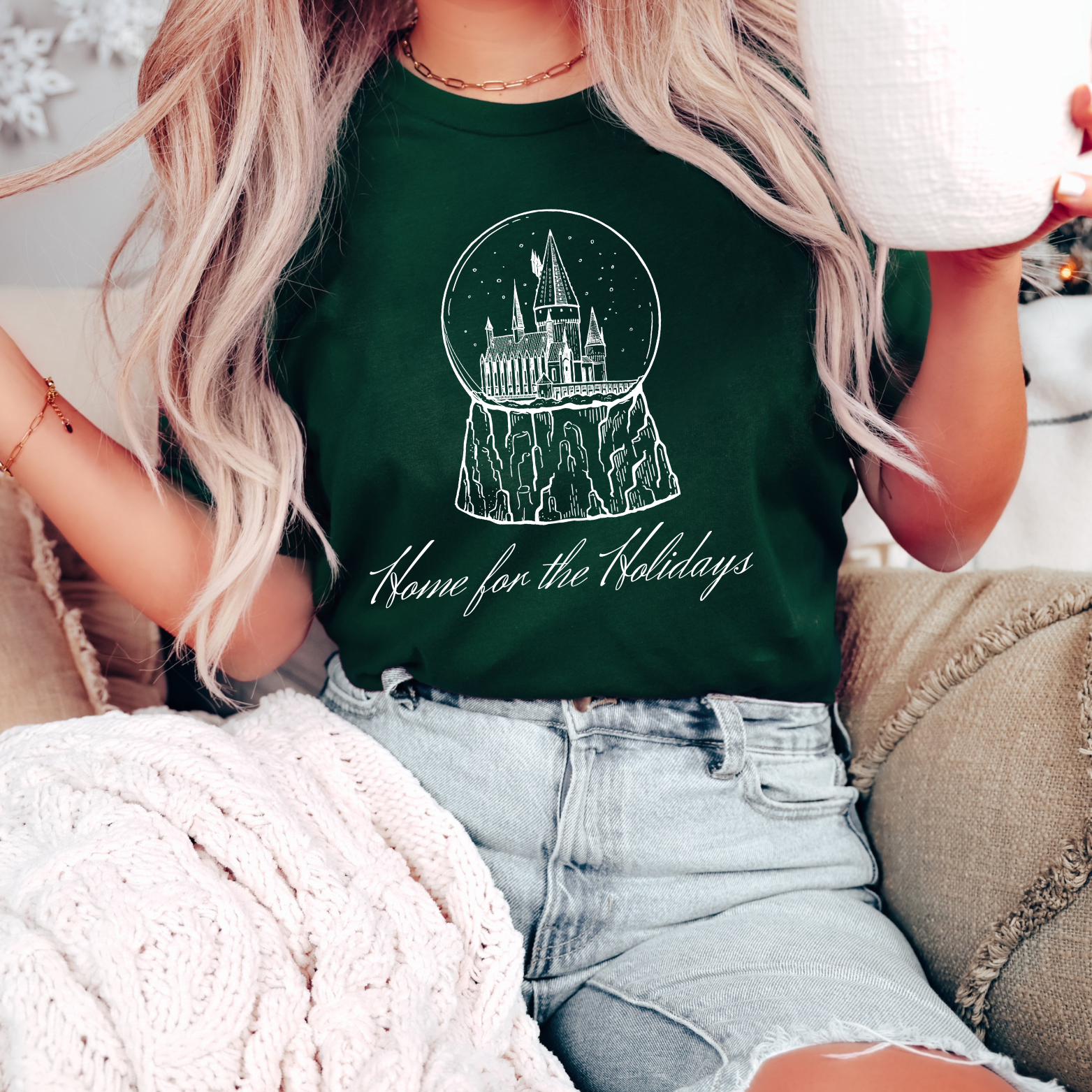 Magic Castle Snow Globe Tee