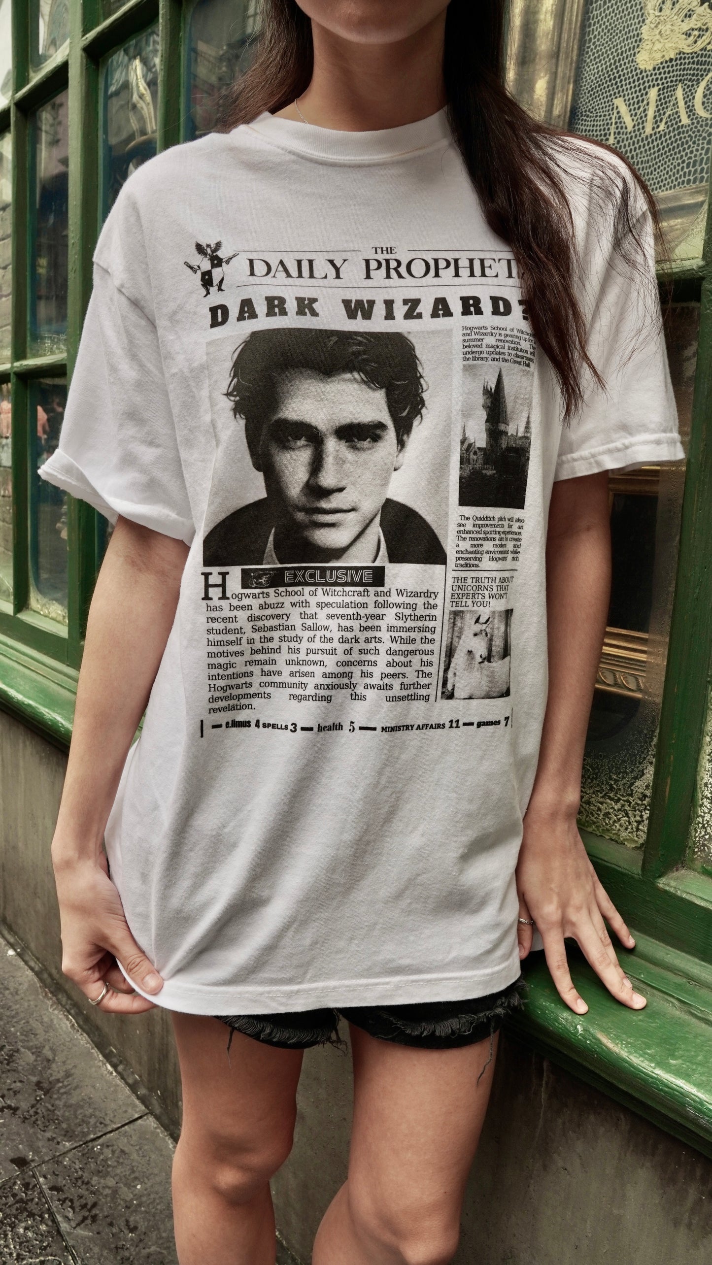 Dark Wizard Newspaper Tee