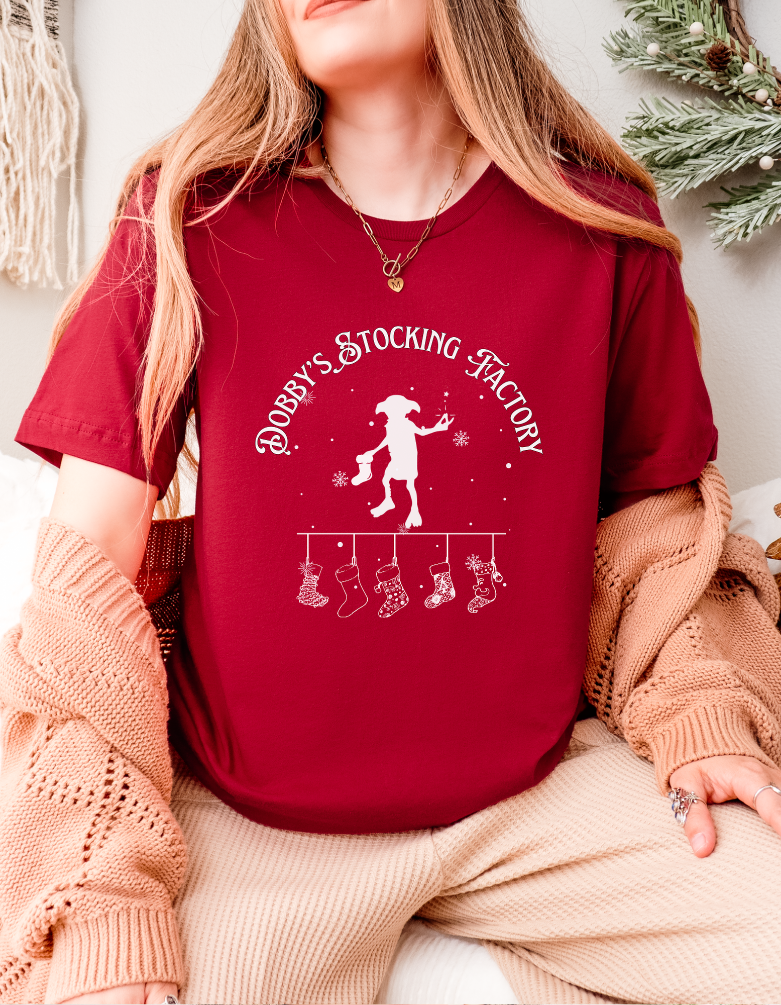 Elf Stocking Factory Tee