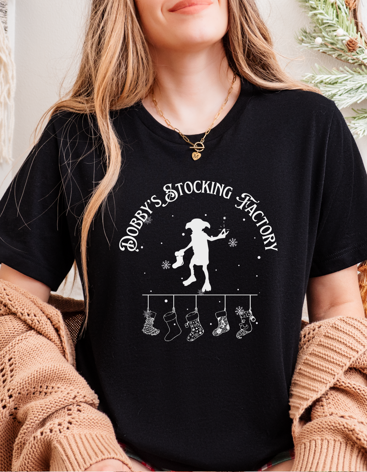 Elf Stocking Factory Tee