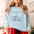 Load image into Gallery viewer, Blue Holiday Festival Sweatshirt
